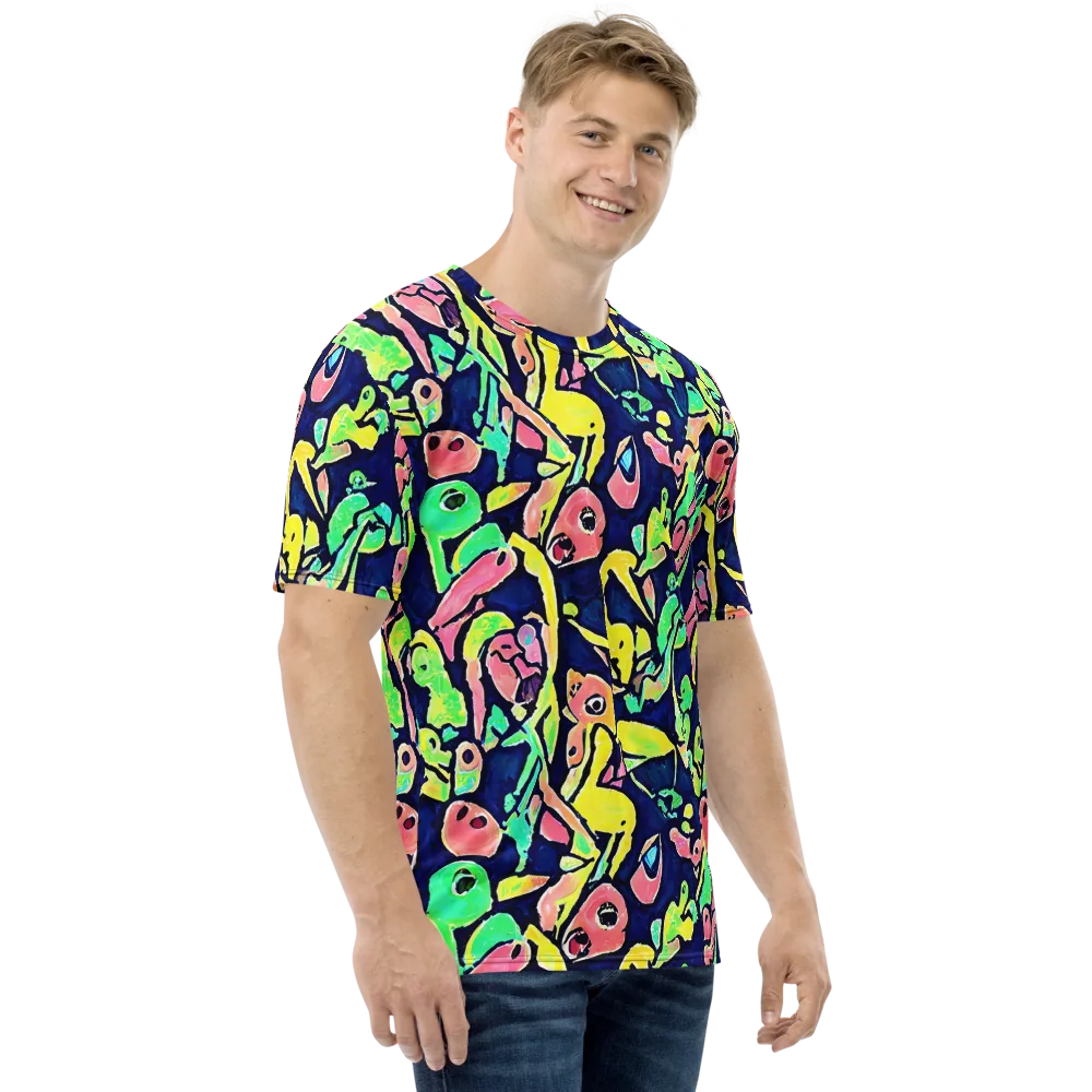 Abyssal Pop on Men's Crew Neck T-Shirt — Right