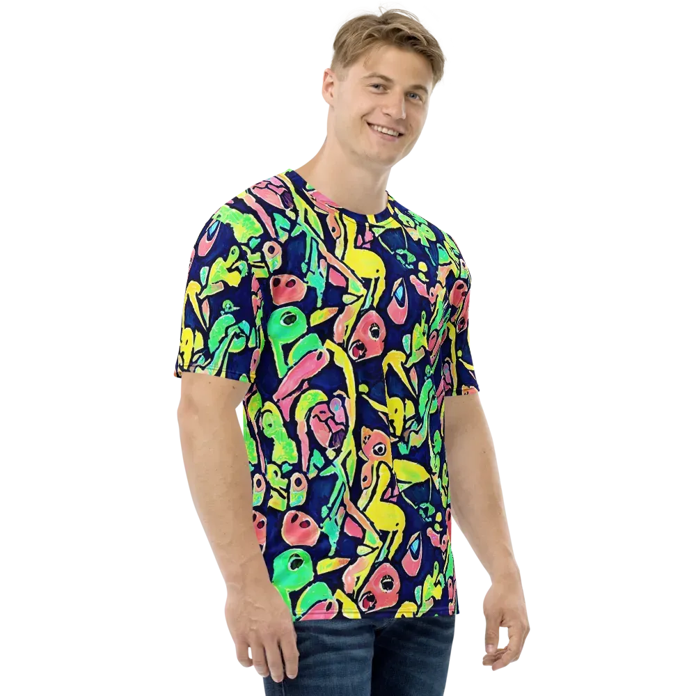 Abyssal Pop on Men's Crew Neck T-Shirt — Right