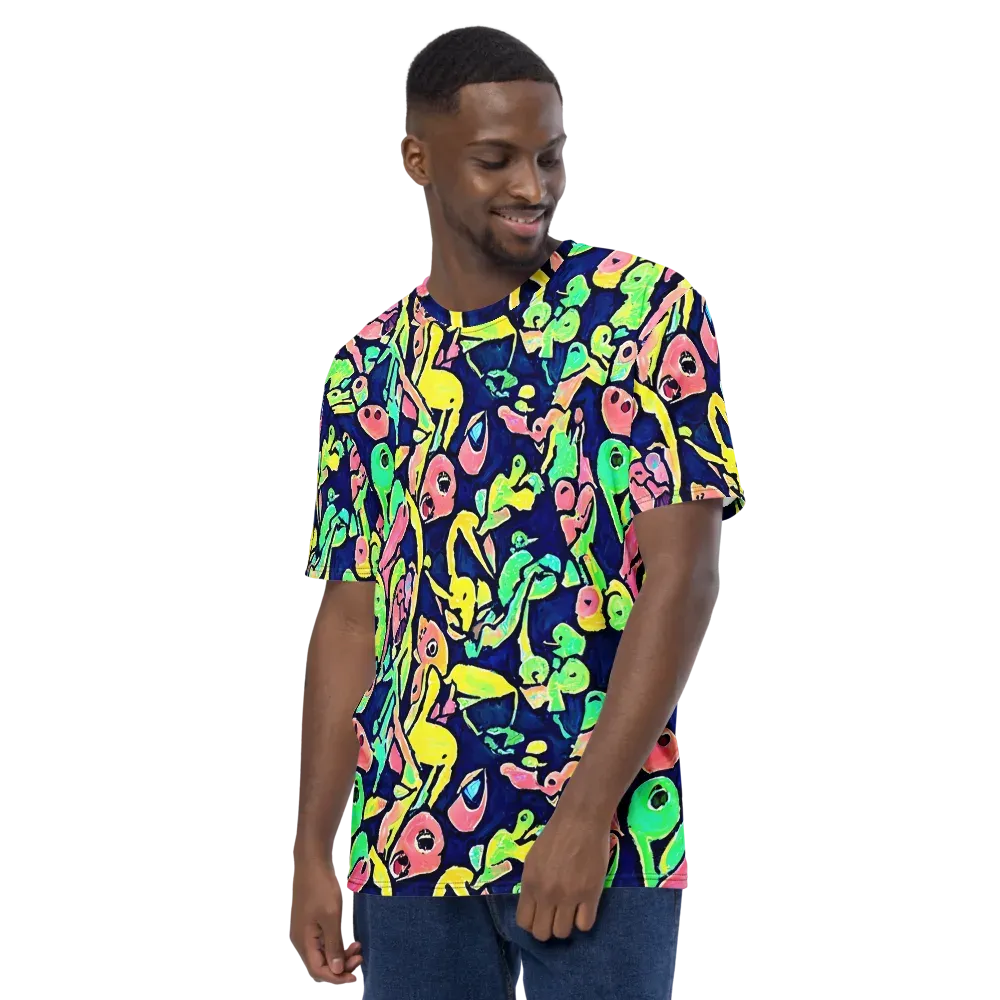 Abyssal Pop on Men's Crew Neck T-Shirt — Left