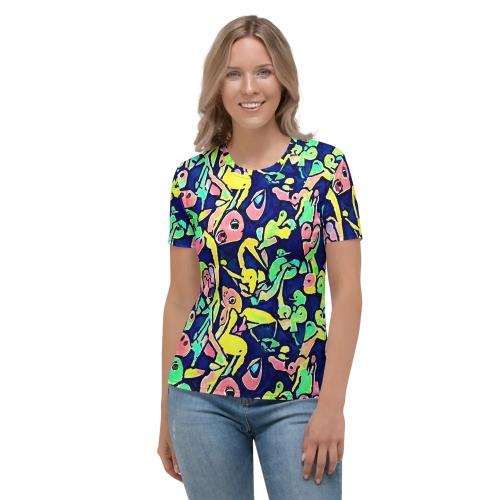 Abyssal Pop on Women's Crew Neck T-Shirt — Front