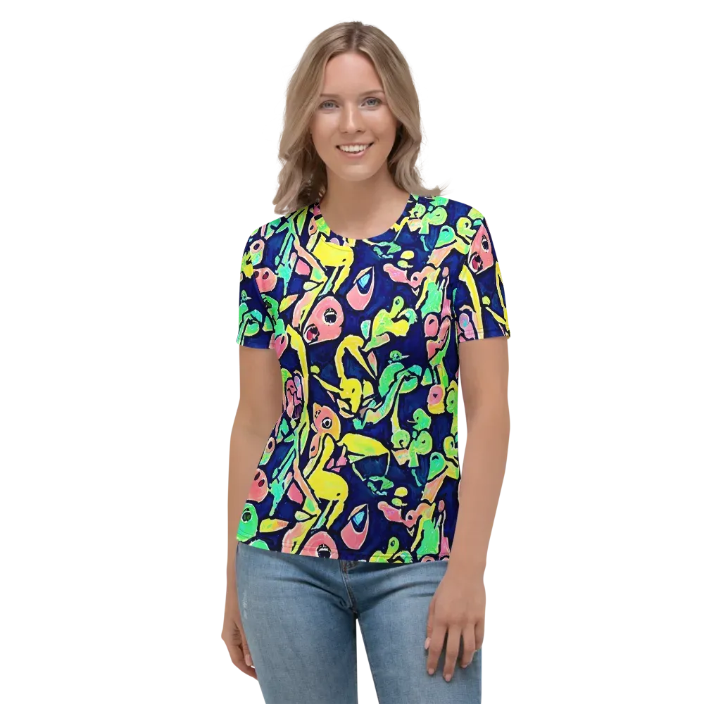 Abyssal Pop on Women's Crew Neck T-Shirt — Front