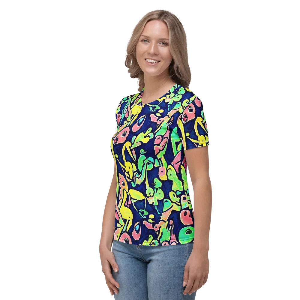 Abyssal Pop on Women's Crew Neck T-Shirt — Left