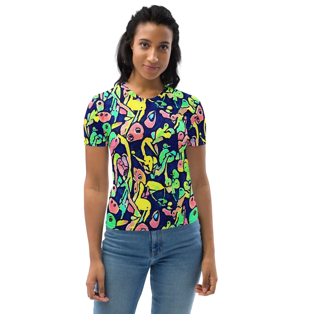 Abyssal Pop on Women's Crew Neck T-Shirt — Front