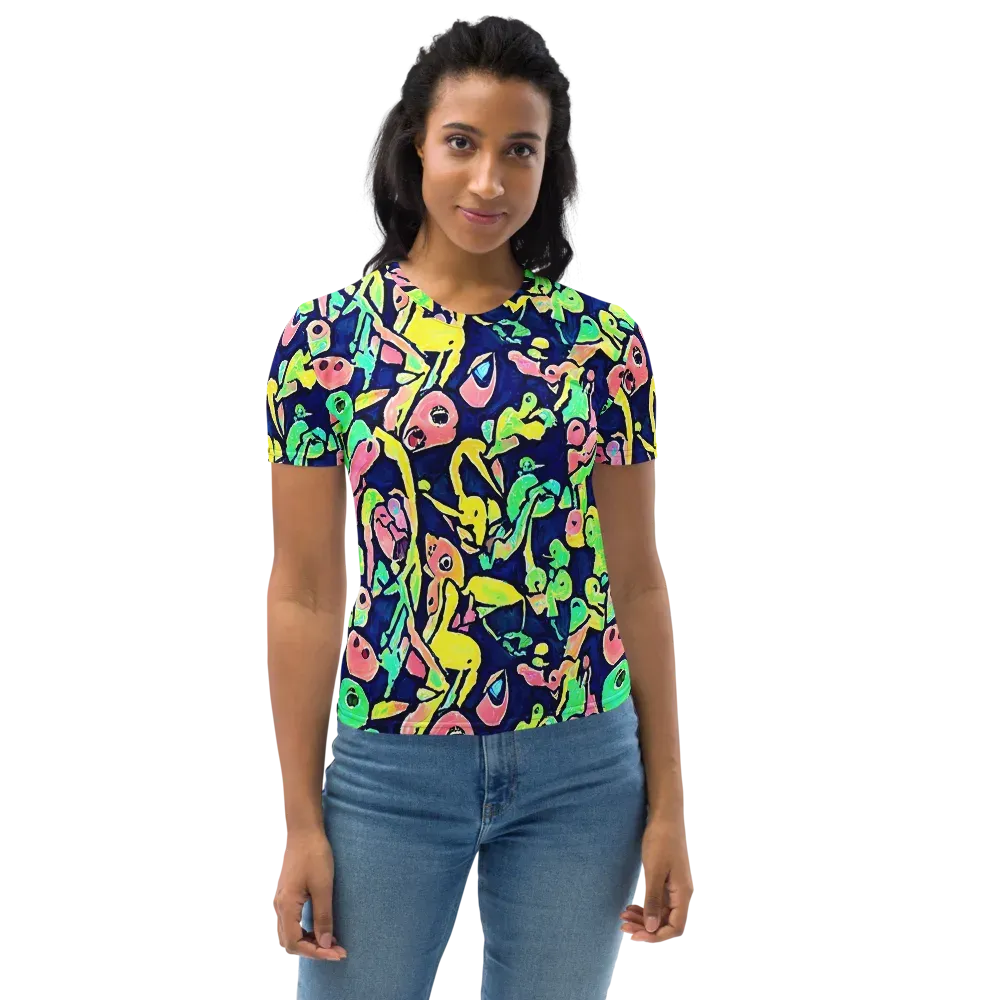 Abyssal Pop on Women's Crew Neck T-Shirt — Front