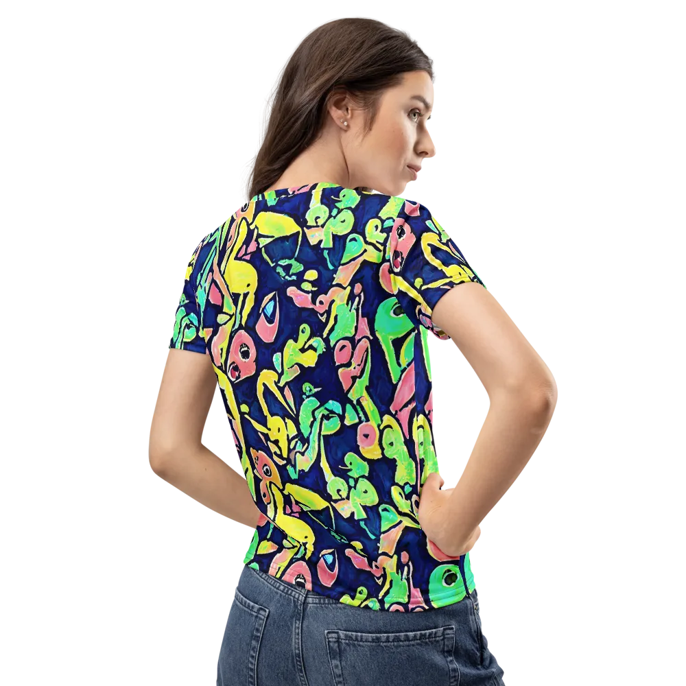 Abyssal Pop on Women's Crew Neck T-Shirt — Back