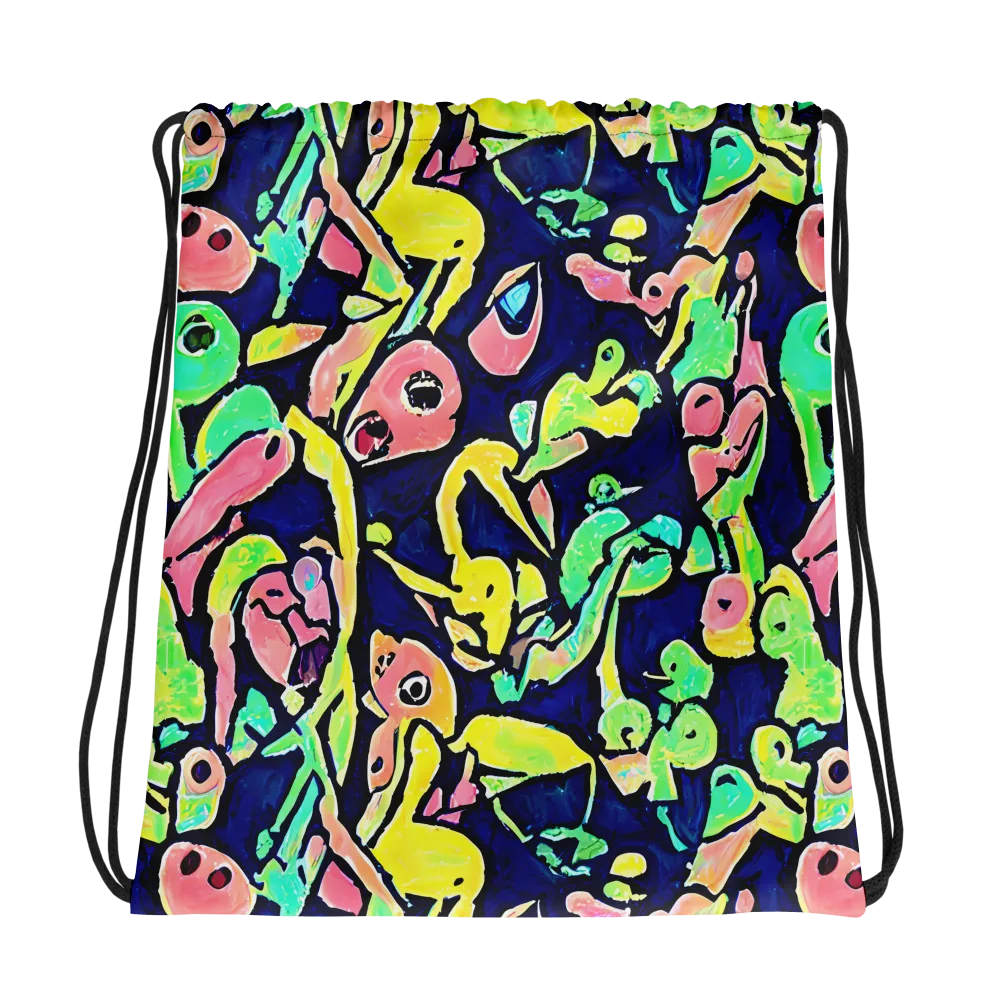 Abyssal Pop on Drawstring Bag — Photo