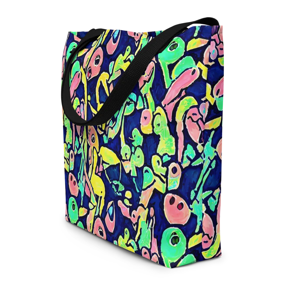 Abyssal Pop on Large Tote Bag W/ Pocket — Front