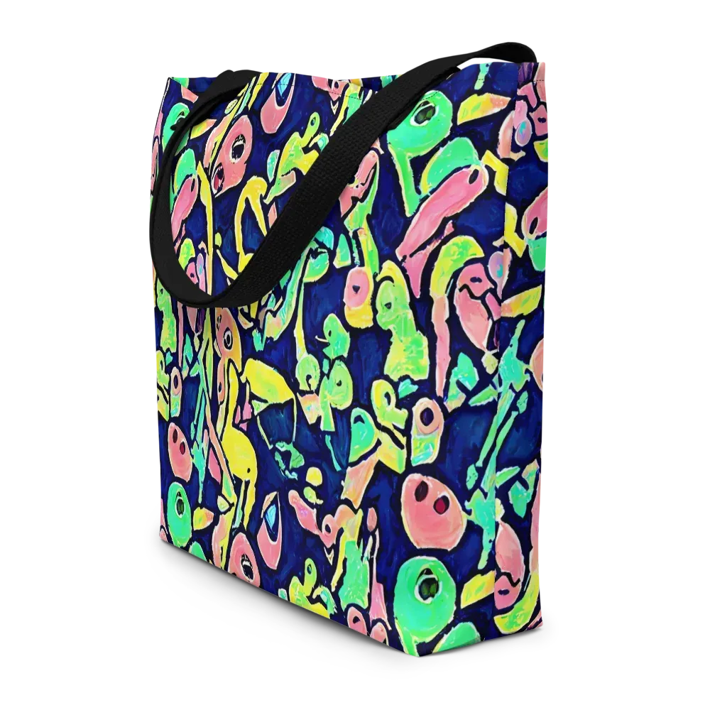 Abyssal Pop on Large Tote Bag W/ Pocket — Front