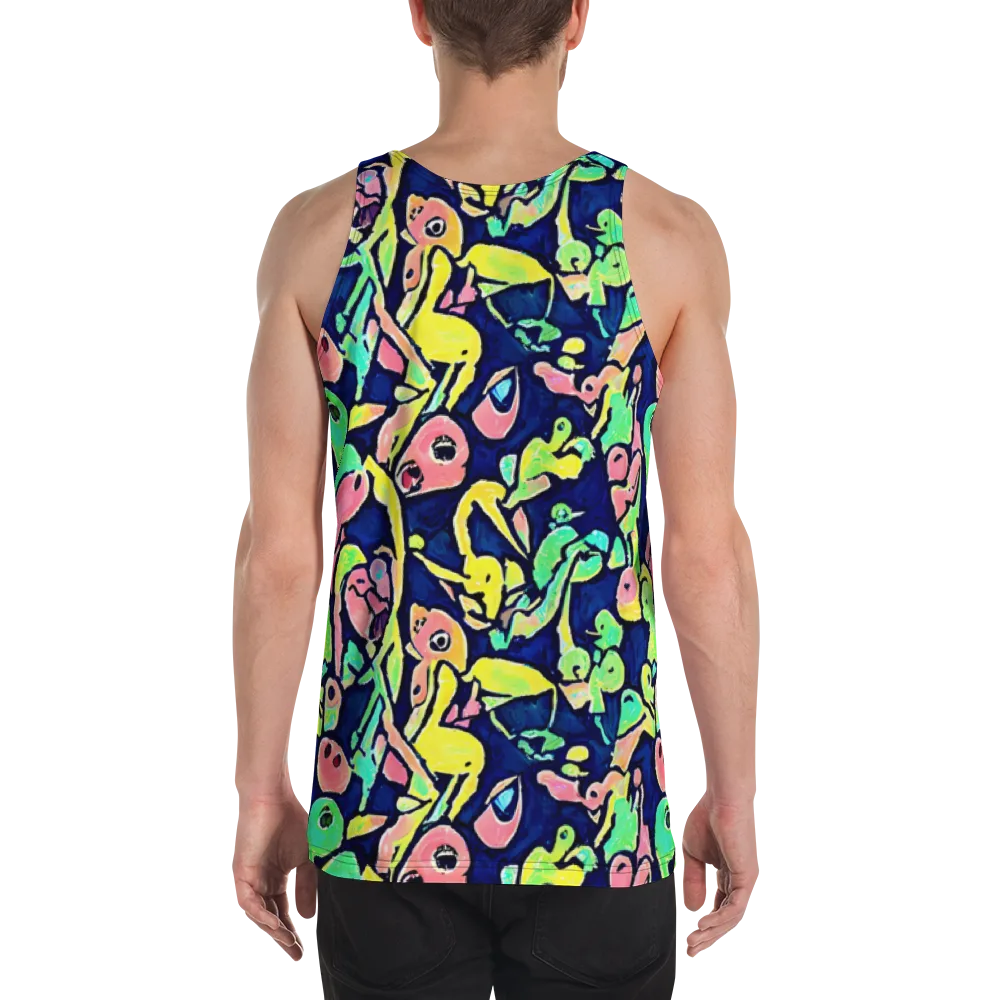 Abyssal Pop on Men's Tank Top — Back