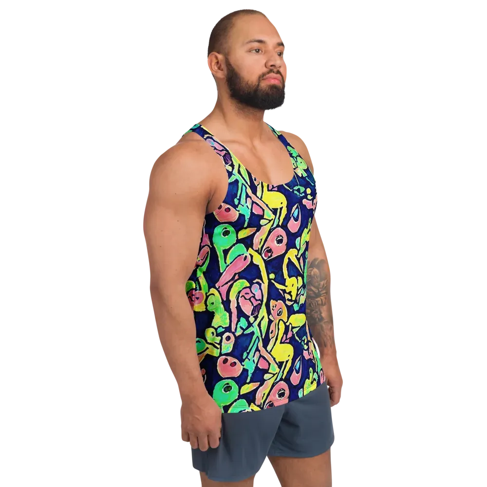 Abyssal Pop on Men's Tank Top — Right Front