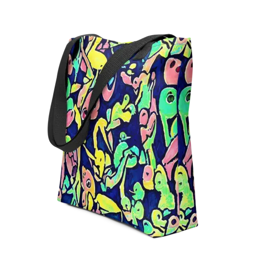 Abyssal Pop on a Tote Bag