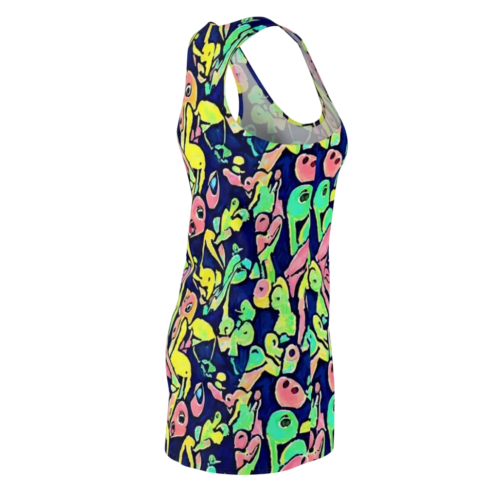 Abyssal Pop on Racerback Dress — Back Side