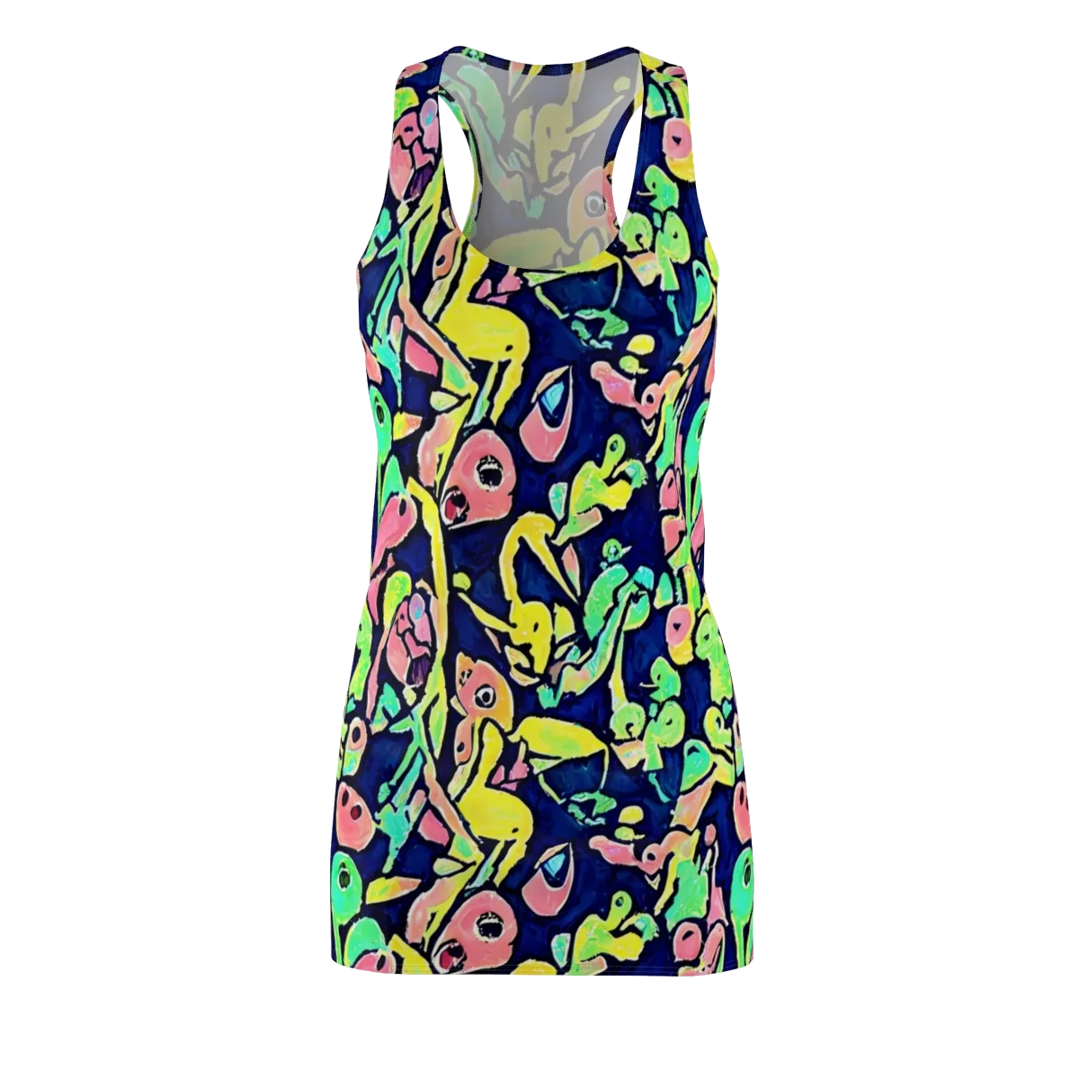 Abyssal Pop on Racerback Dress — Front