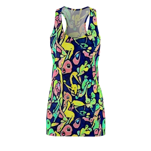 Abyssal Pop on a Racerback Dress