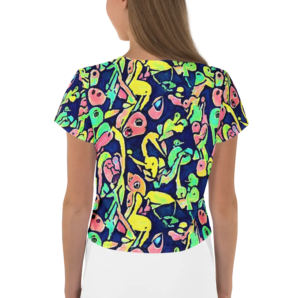Abyssal Pop on Crop Tee — Back