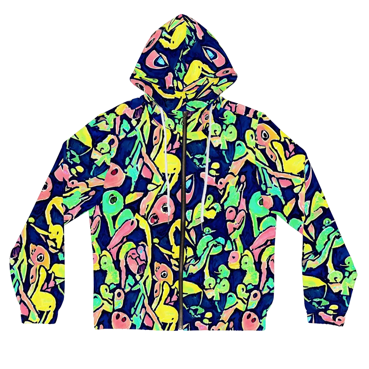 Abyssal Pop on Women's Full-Zip Hoodie — Front