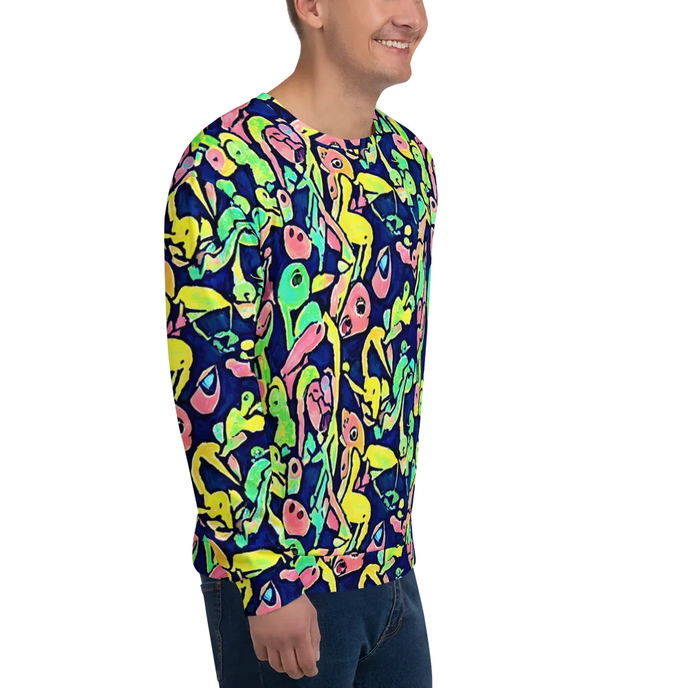 Abyssal Pop on Sweatshirt — Right Front