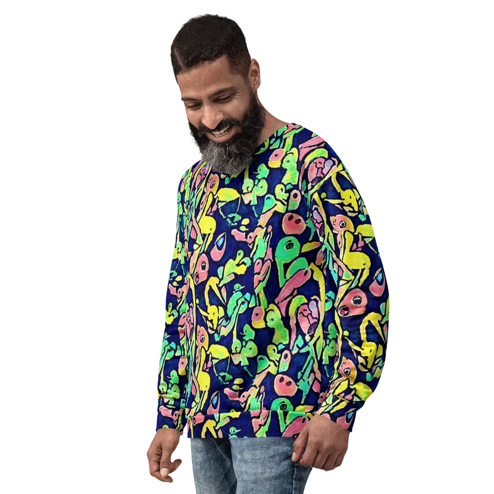 Abyssal Pop on Sweatshirt — Left Front