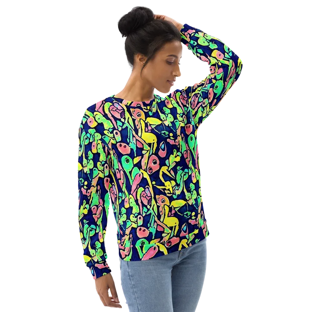 Abyssal Pop on Sweatshirt — Right Front