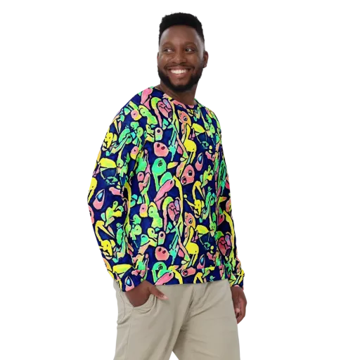 Abyssal Pop on a Sweatshirt
