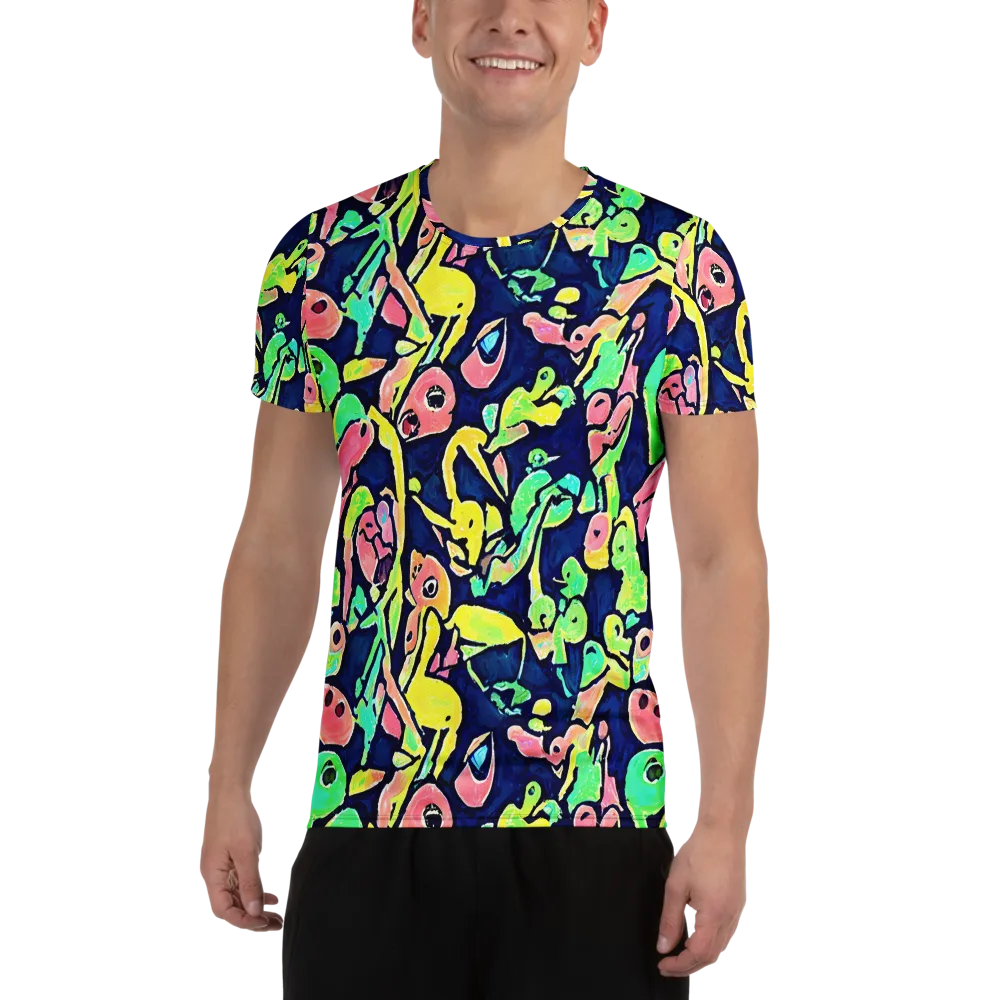 Abyssal Pop on Men's Athletic T-Shirt — Front