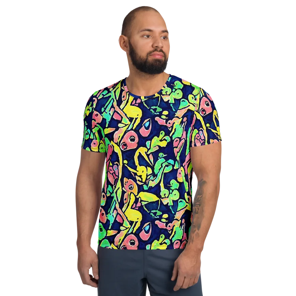 Abyssal Pop on Men's Athletic T-Shirt — Front