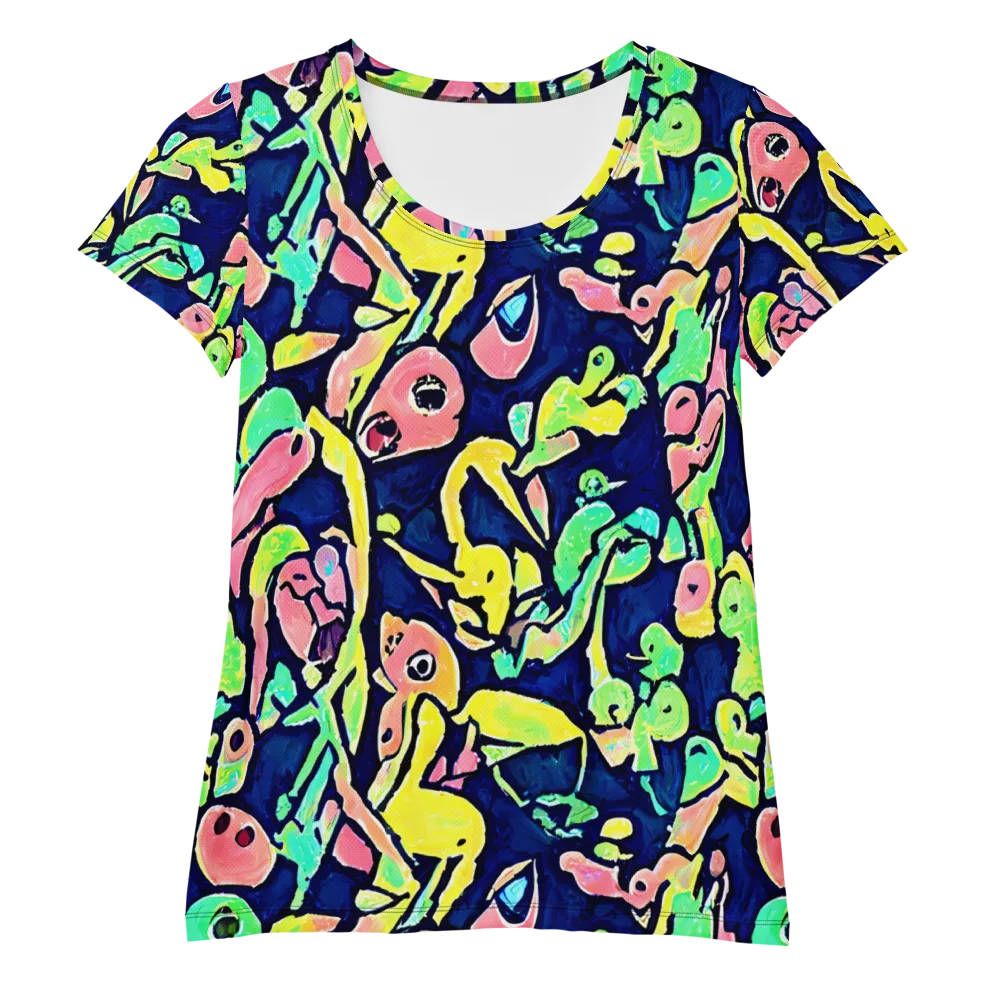 Abyssal Pop on Women's Athletic T-Shirt — Front