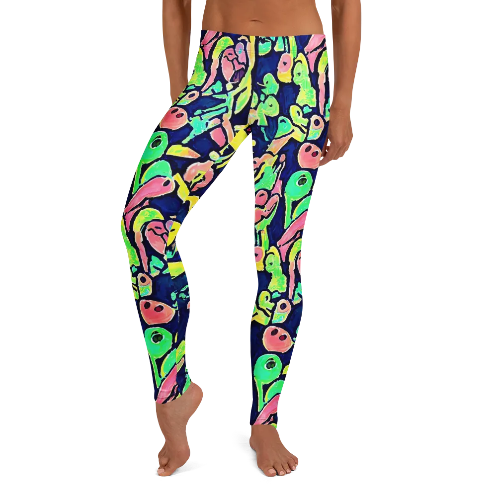 Abyssal Pop on Leggings — Front