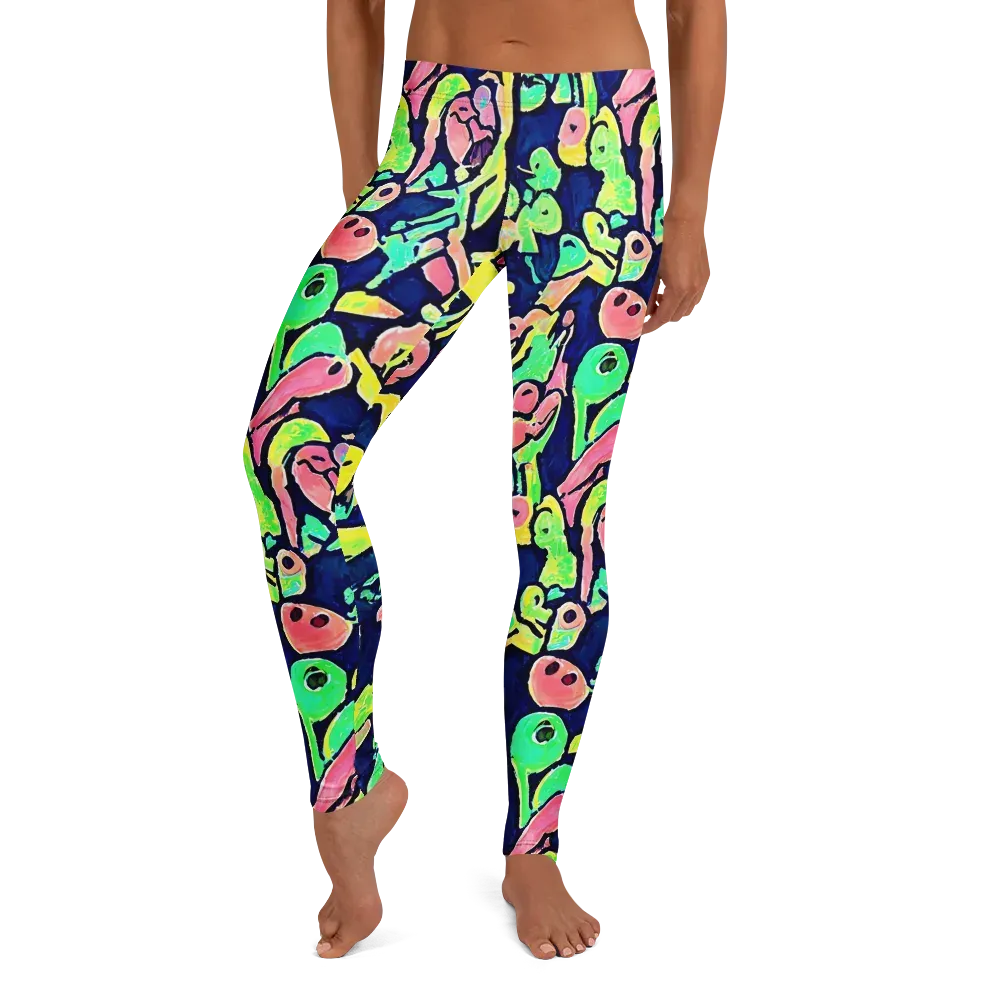 Abyssal Pop on Leggings — Front