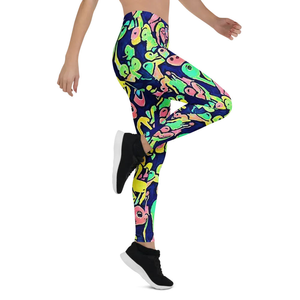 Abyssal Pop on Leggings — Right