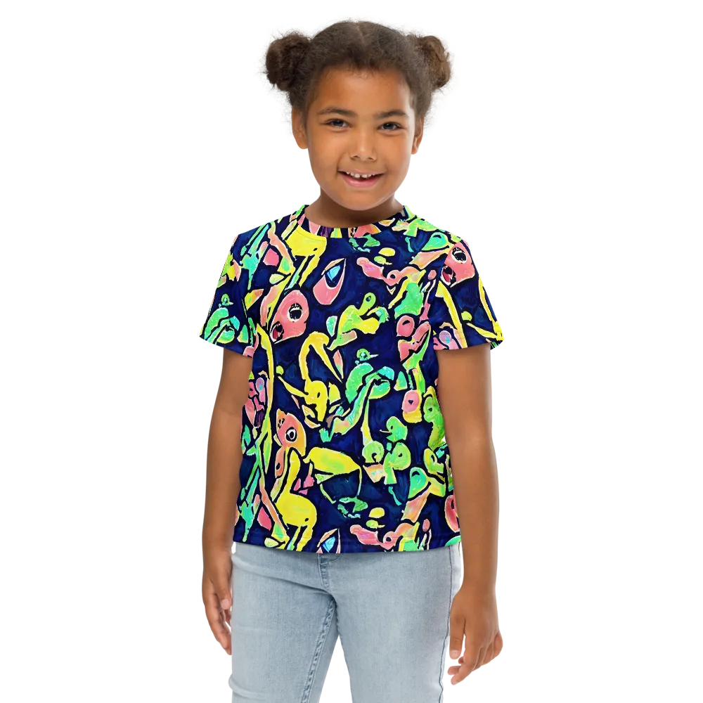 Abyssal Pop on Kids Crew Neck T-Shirt — Front