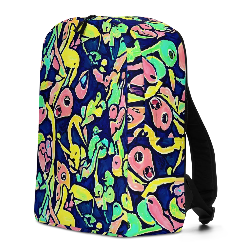 Abyssal Pop on Minimalist Backpack — Left