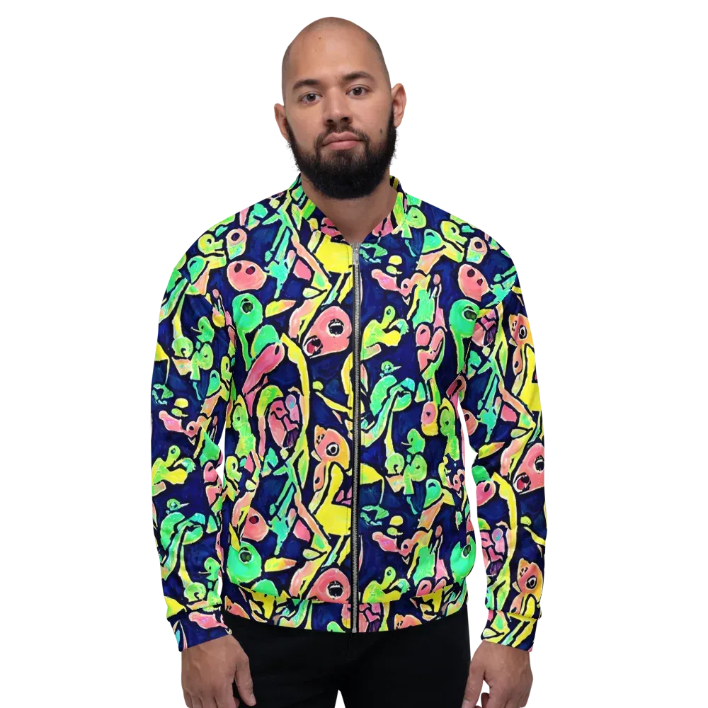 Abyssal Pop on Bomber Jacket — Front