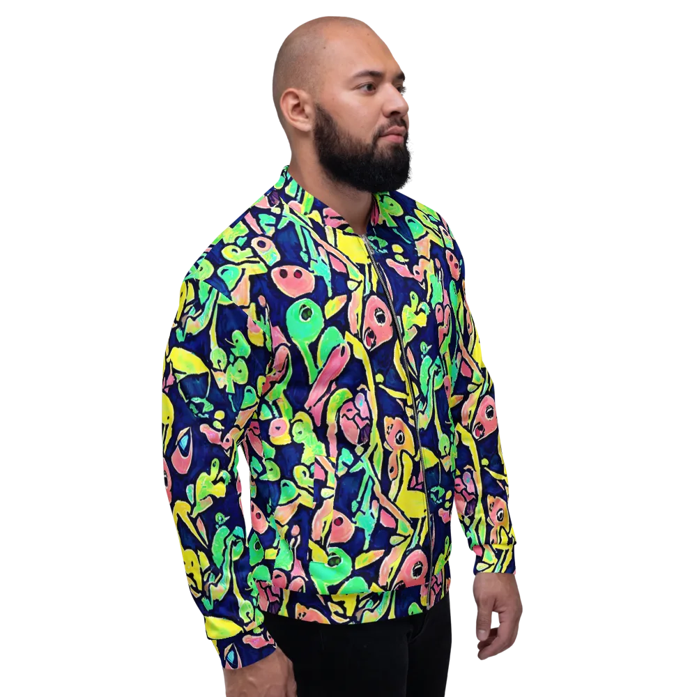 Abyssal Pop on Bomber Jacket — Right