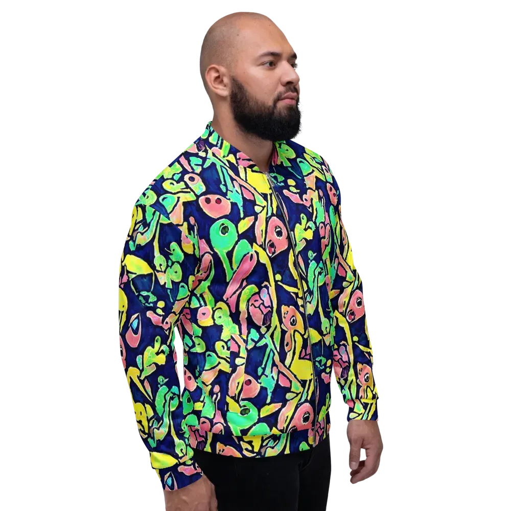 Abyssal Pop on Bomber Jacket — Right