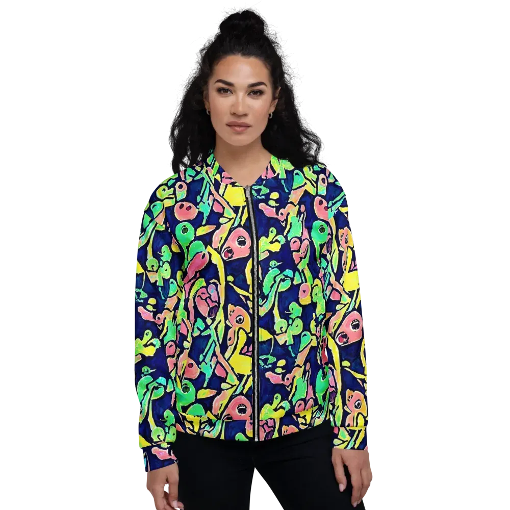 Abyssal Pop on Bomber Jacket — Front