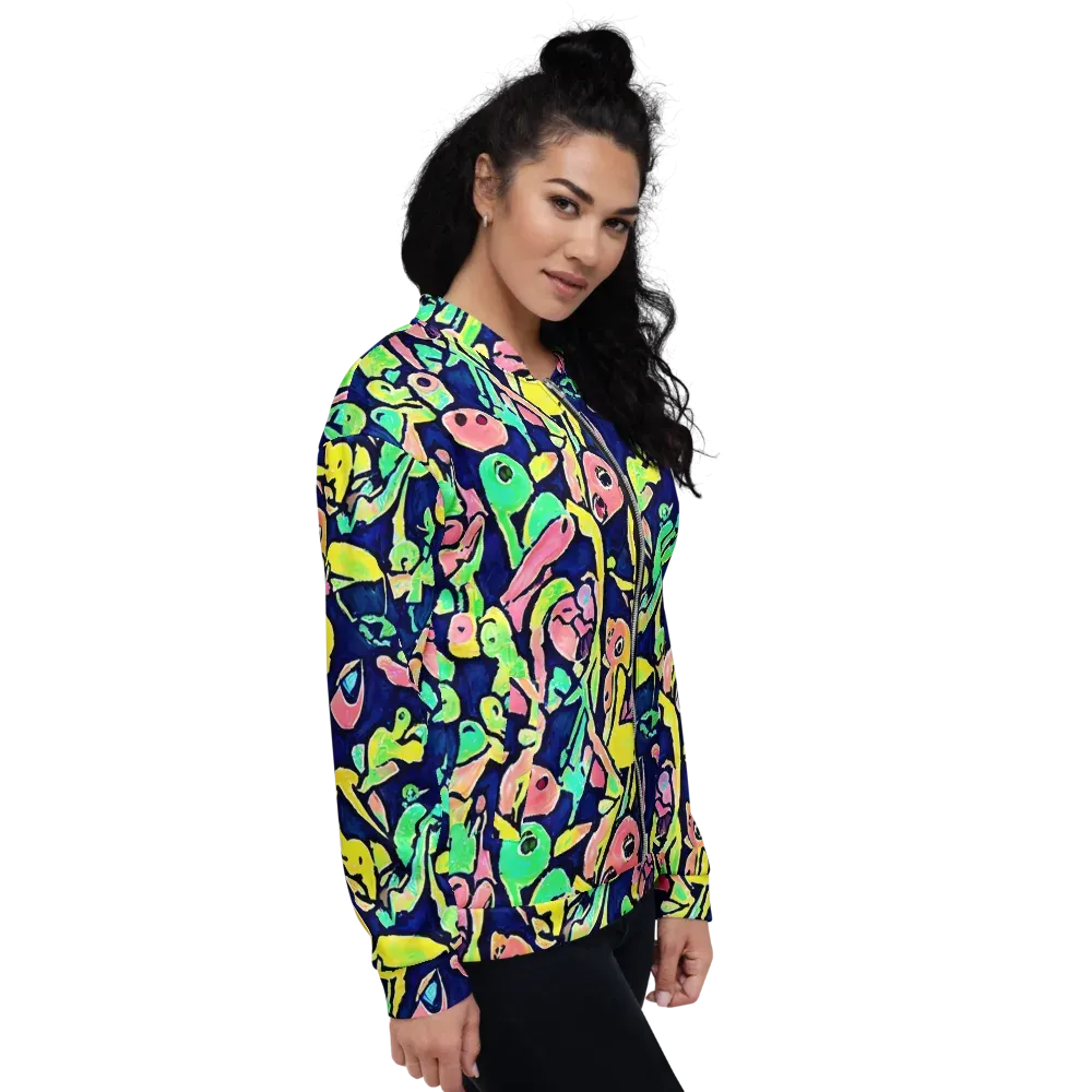Abyssal Pop on Bomber Jacket — Right