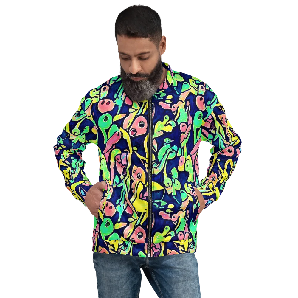 Abyssal Pop on Bomber Jacket — Front