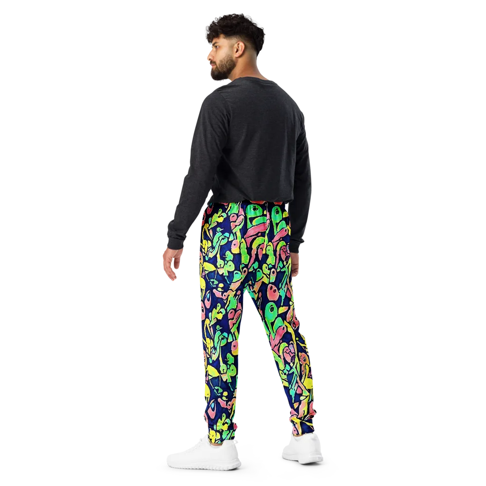 Abyssal Pop on Men's Joggers — Back