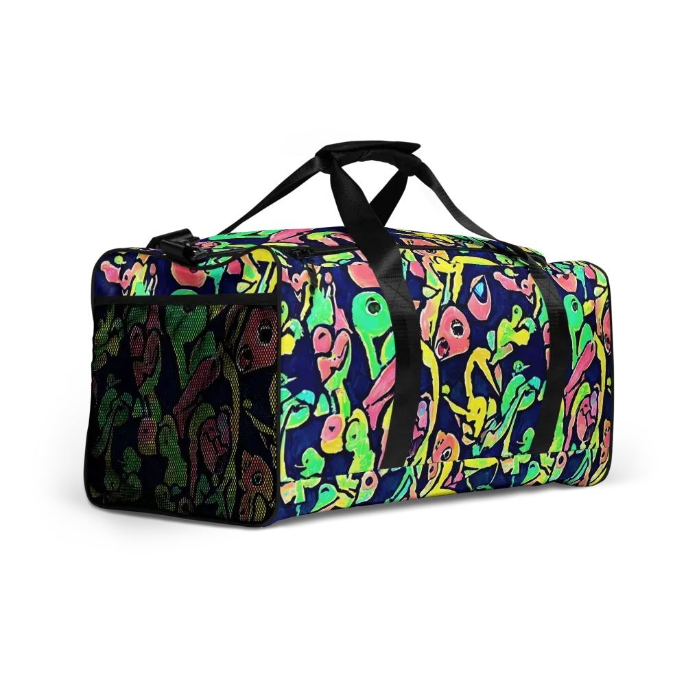 Abyssal Pop on Duffle Bag — Right Front