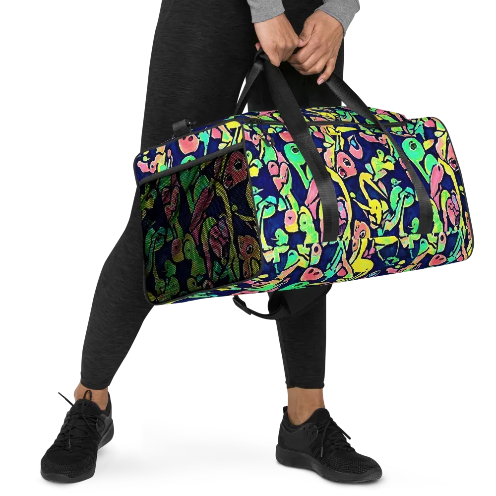 Abyssal Pop on Duffle Bag — Right Front