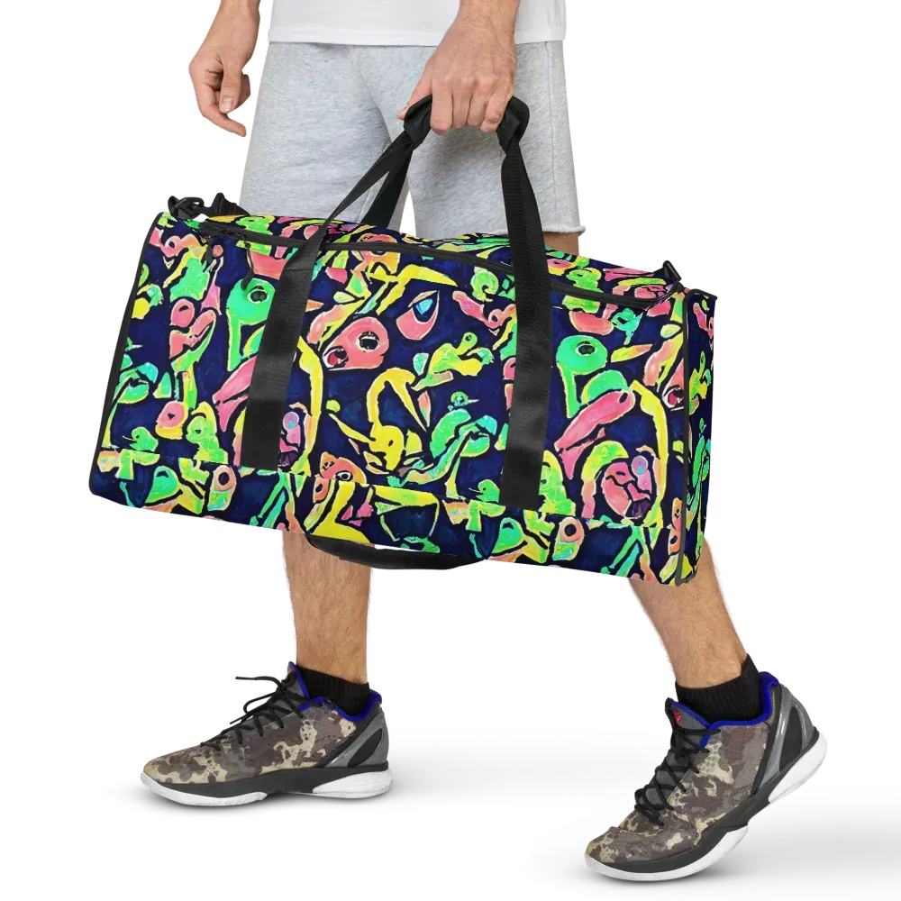 Abyssal Pop on Duffle Bag — Front