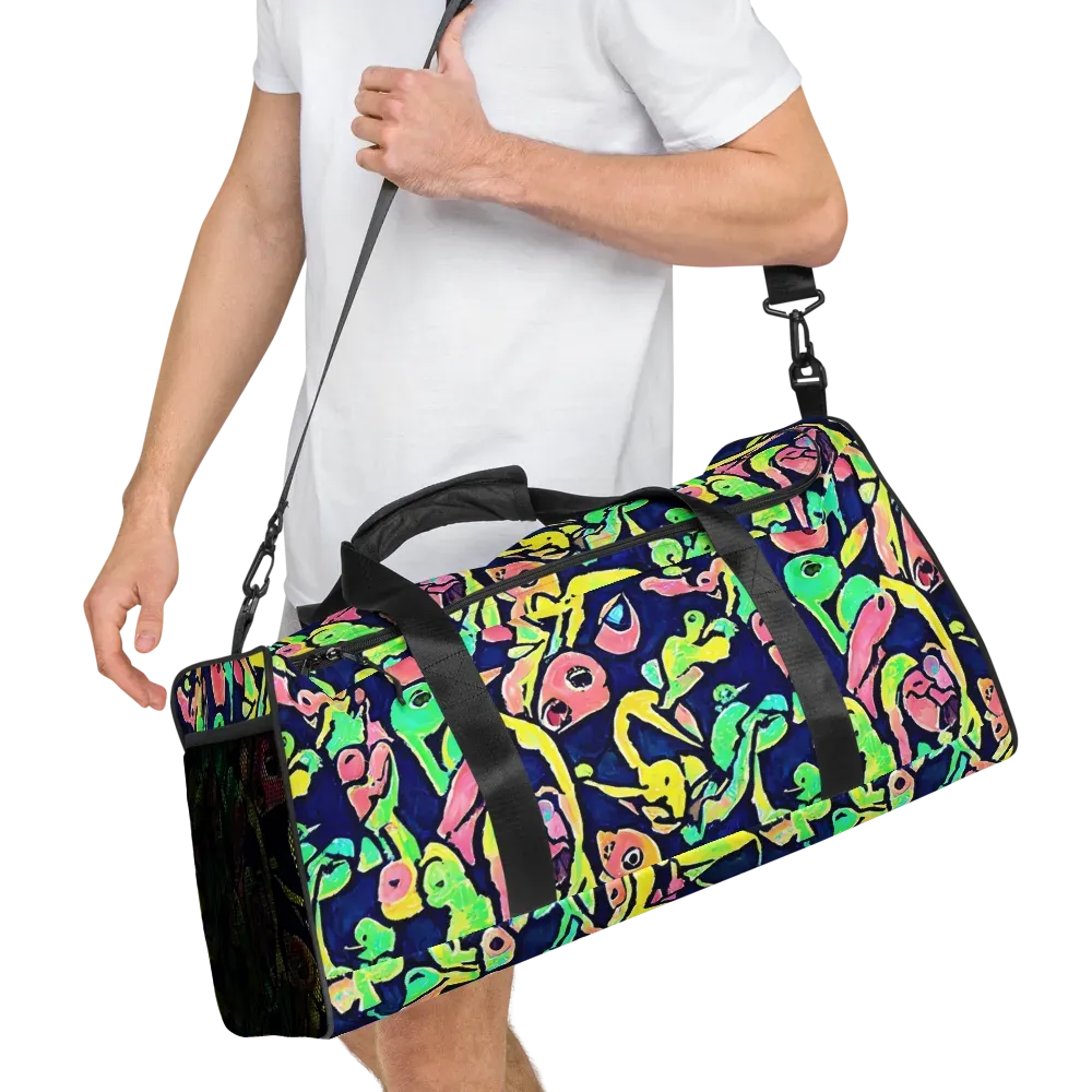 Abyssal Pop on Duffle Bag — Right Front