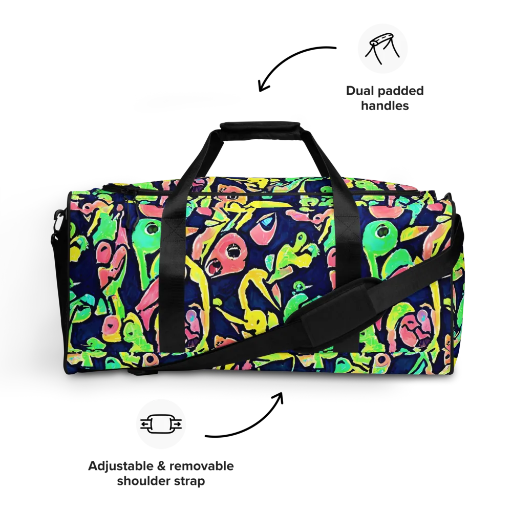 Abyssal Pop on Duffle Bag — Front