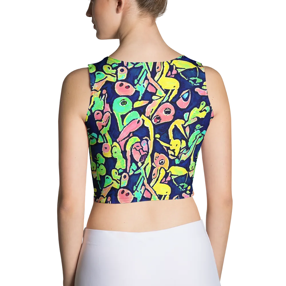 Abyssal Pop on Crop Top — Back