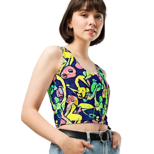 Abyssal Pop on a Crop Top