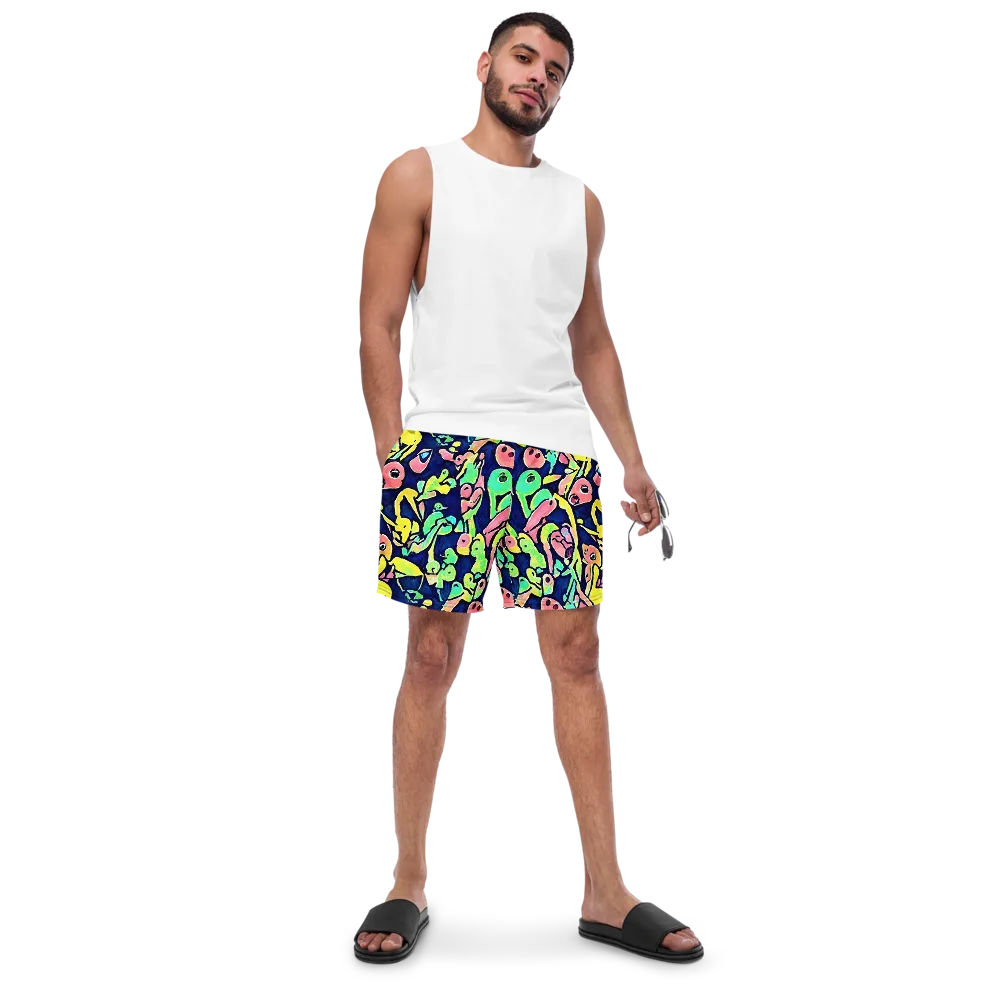 Abyssal Pop on Swim Trunks — Front