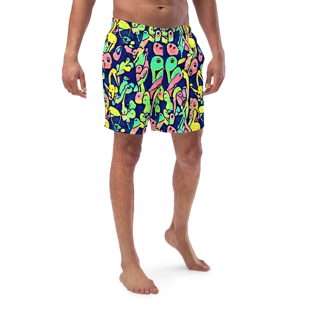 Abyssal Pop on Swim Trunks — Front