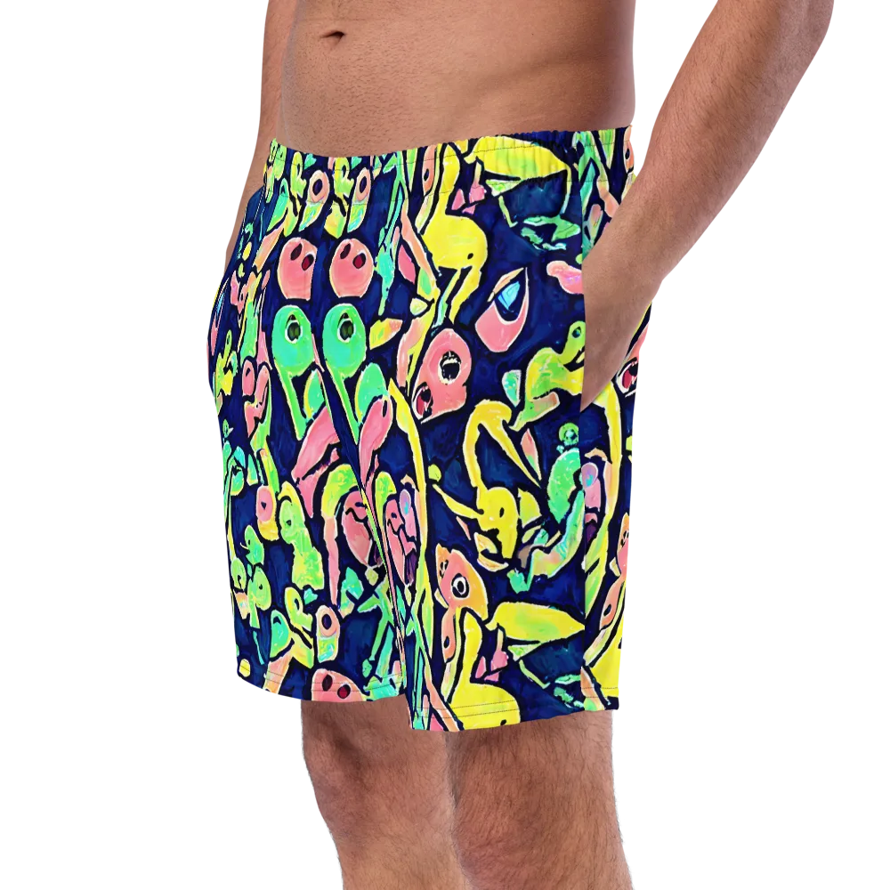 Abyssal Pop on Swim Trunks — Left Front