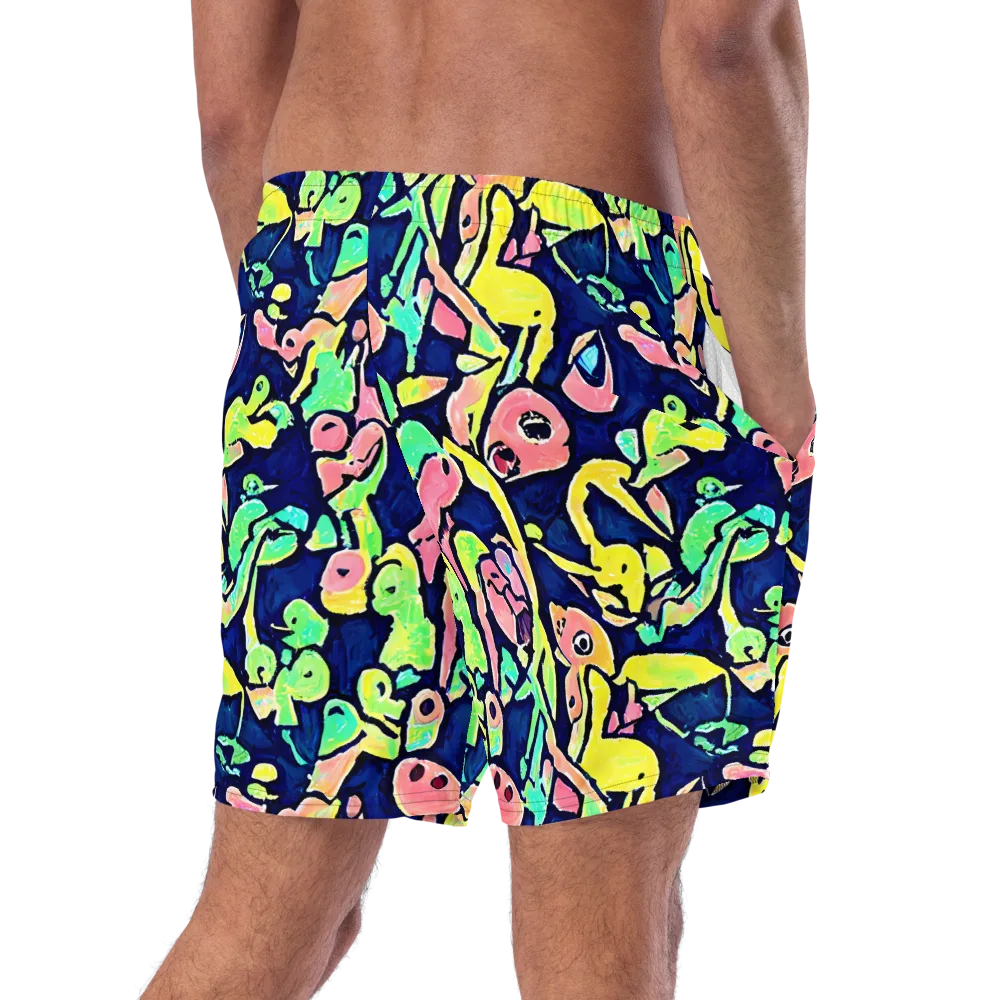 Abyssal Pop on Swim Trunks — Right Back